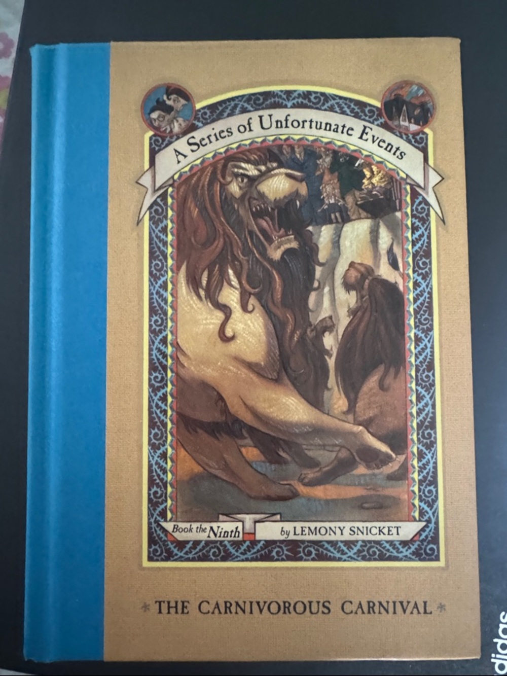 A Series of Unfortunate Events: The Carnivorous Carnival (Blue & Tan Hardcover)